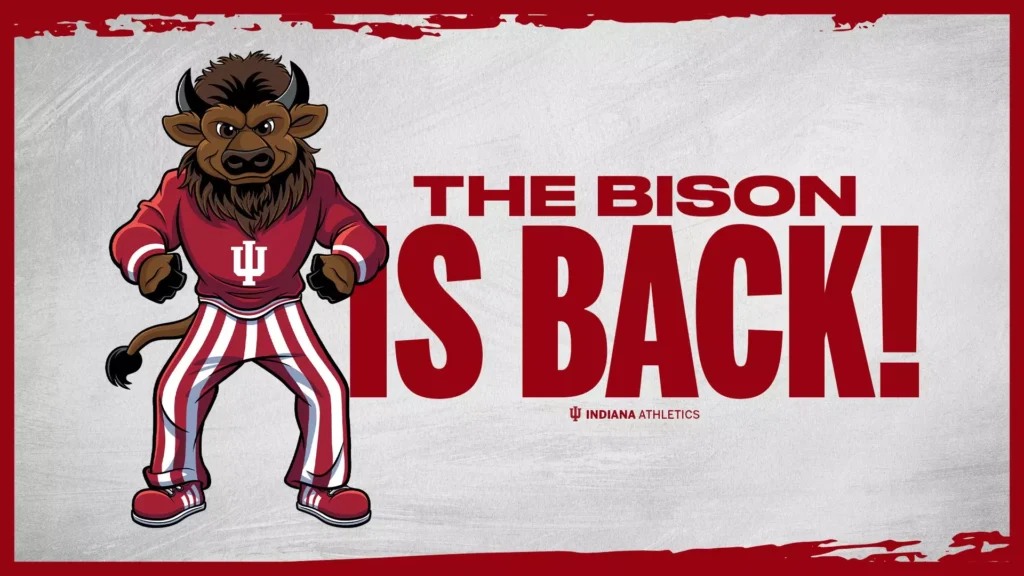 IU REINSTATES THE BISON AS THE OFFICIAL IU-BLOOMINGTON MASCOT; ‘HOOSIER THE BISON’ TO MAKE FIRST PUBLIC APPEARANCE ON AUG. 30 AT IU FOOTBALL SEASON OPENER