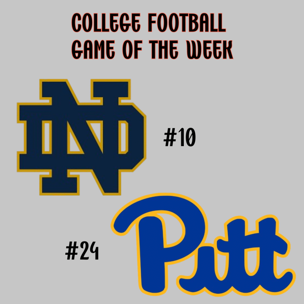 NOTRE DAME VS. PITTSBURGH GAME NOTES
