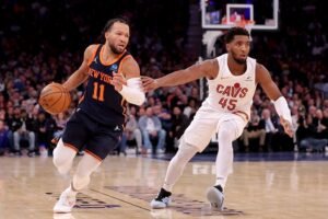KNICKS RIDE THIRD-PERIOD EXPLOSION TO 2-0 LEAD OVER CAVALIERS