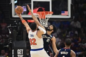 NEW YORK BACK IN NBA FINALS FOR FIRST TIME SINCE 1999 AFTER BEATING CLEVELAND 130-93 TO FINISH SWEEP