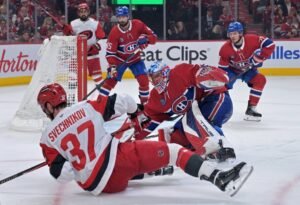 SVECHNIKOV SCORES IN OT AS HURRICANES BEAT CANADIENS 3-2 IN GAME 3 OF EAST FINAL